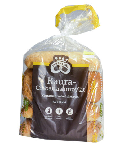 Pekan Leipä Kauraciabattasämpylä 5kpl 500g