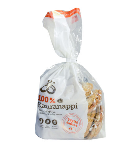 Pekan Leipä 100% Kauranappi halk. 10kpl 300g