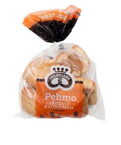 Pekan Leipä Pehmosämpylä kaurainen 6kpl 390g