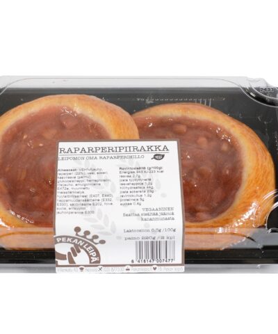Pekan Leipä Raparperipiirakka 2kpl 220g