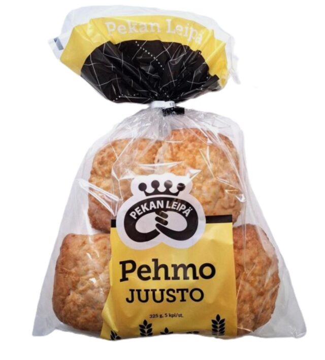 Pekan Leipä Pehmosämpylä juusto 5kpl 325g