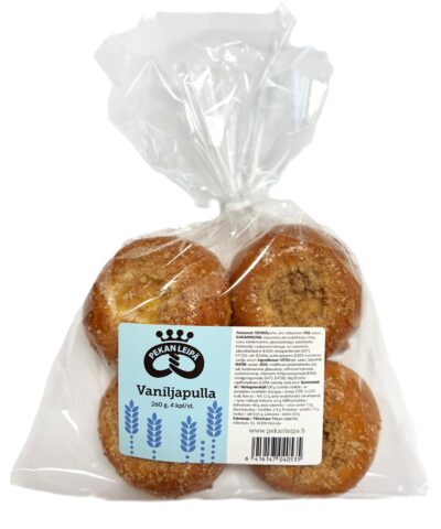 Pekan Leipä Vaniljapulla 4kpl 260g