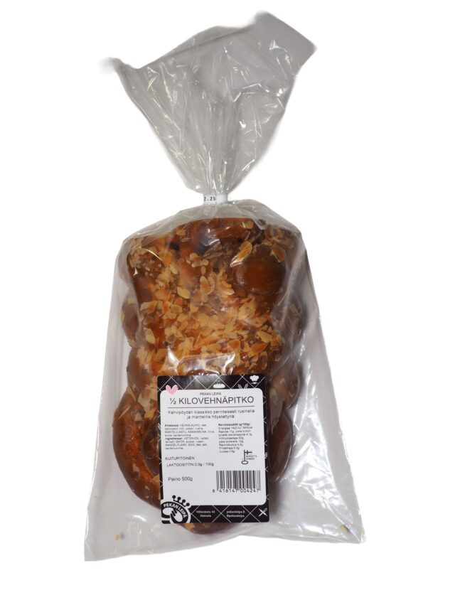 Pekan Leipä Puolikas Kilovehnäpitko pakattu 500g