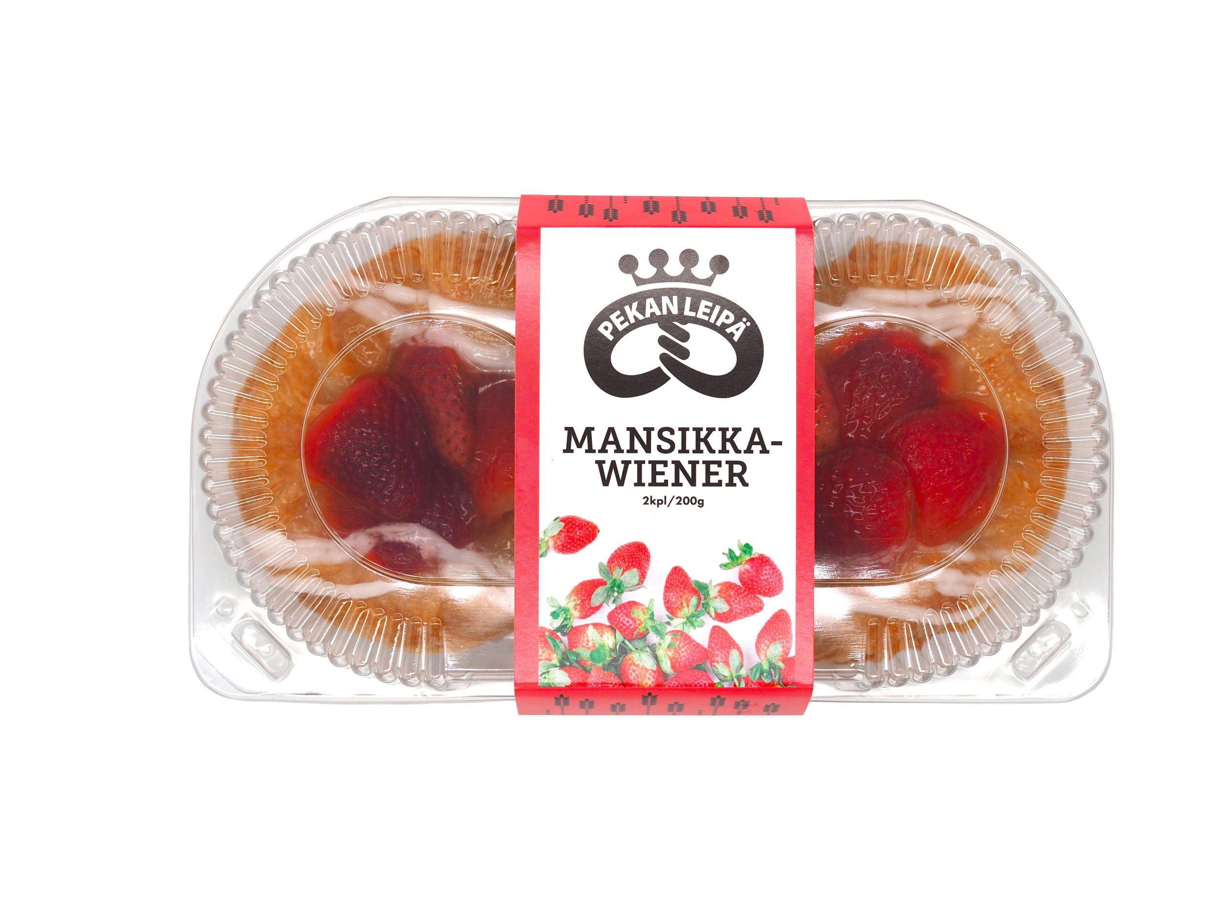 Pekan Leipä Mansikkawiener 2kpl 200g - Image 2